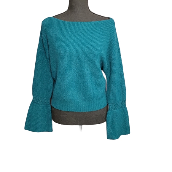 Anthropologie Sweaters - Anthropologie Boatneck Bell Arm Sweater